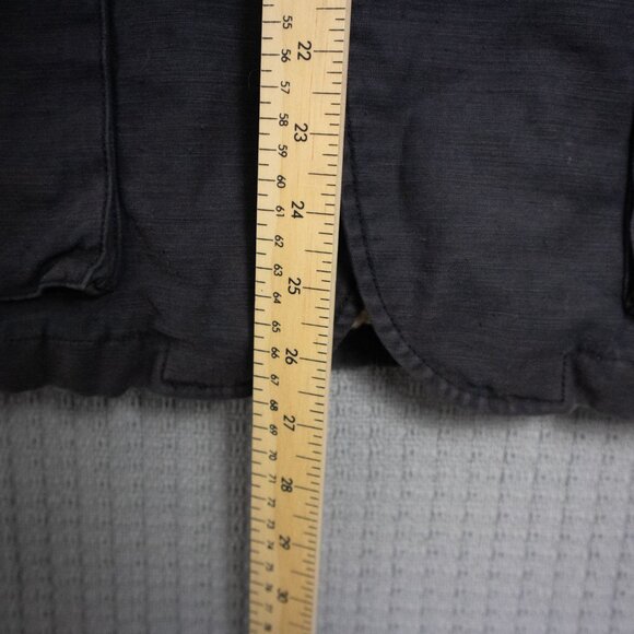 2000's Y2K Cargo Pocket Sherpa Lined Blazer Jacket - Picture 9 of 12
